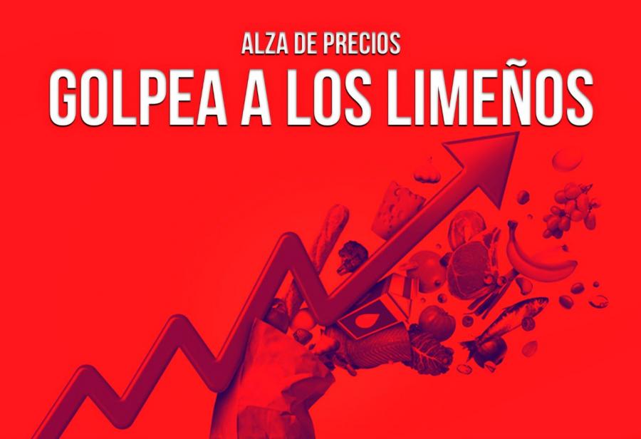 Alza de precios golpea a los limeños