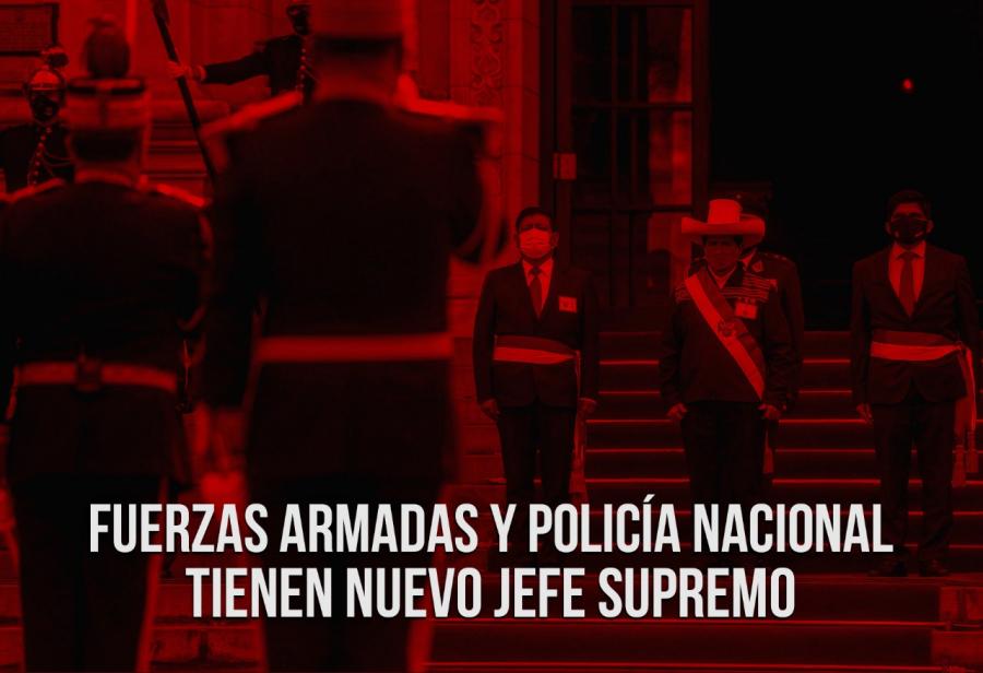 Fuerzas Armadas y Policía Nacional tienen nuevo Jefe Supremo