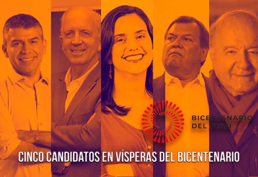 Cinco candidatos en vísperas del Bicentenario