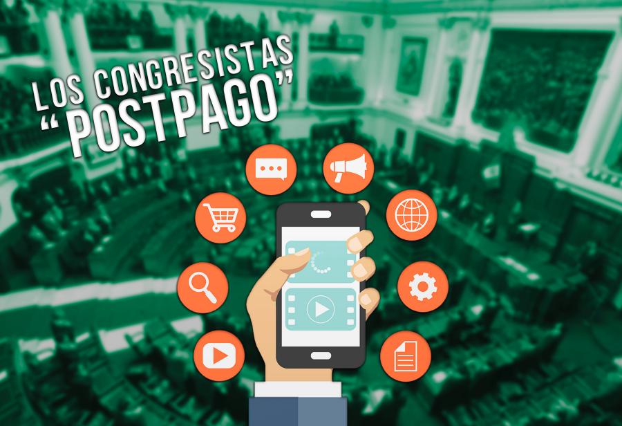 Los congresistas “pospago” y sus disparates