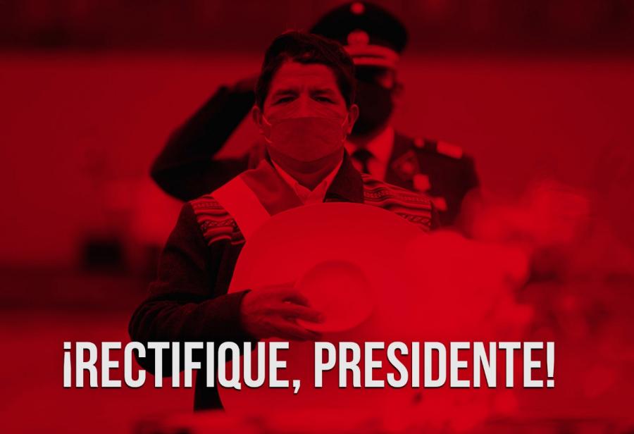 ¡Rectifique, Presidente!