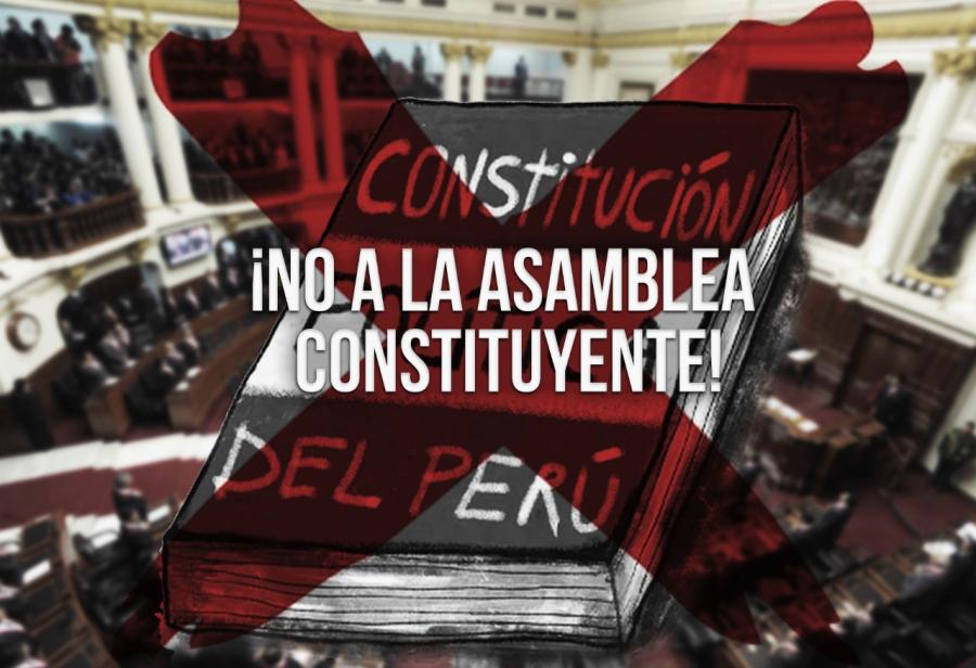 ¡No a la asamblea constituyente!
