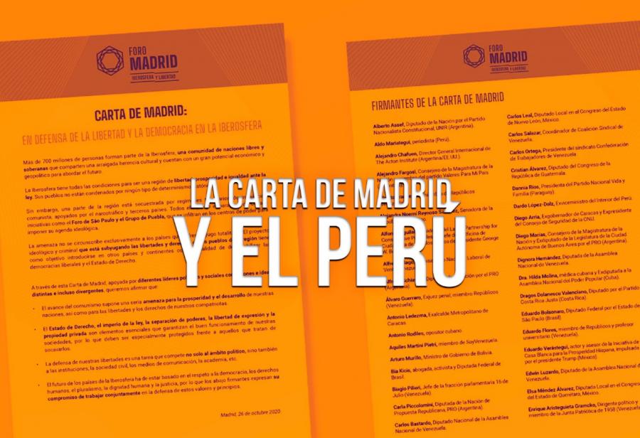 La Carta de Madrid y el Perú