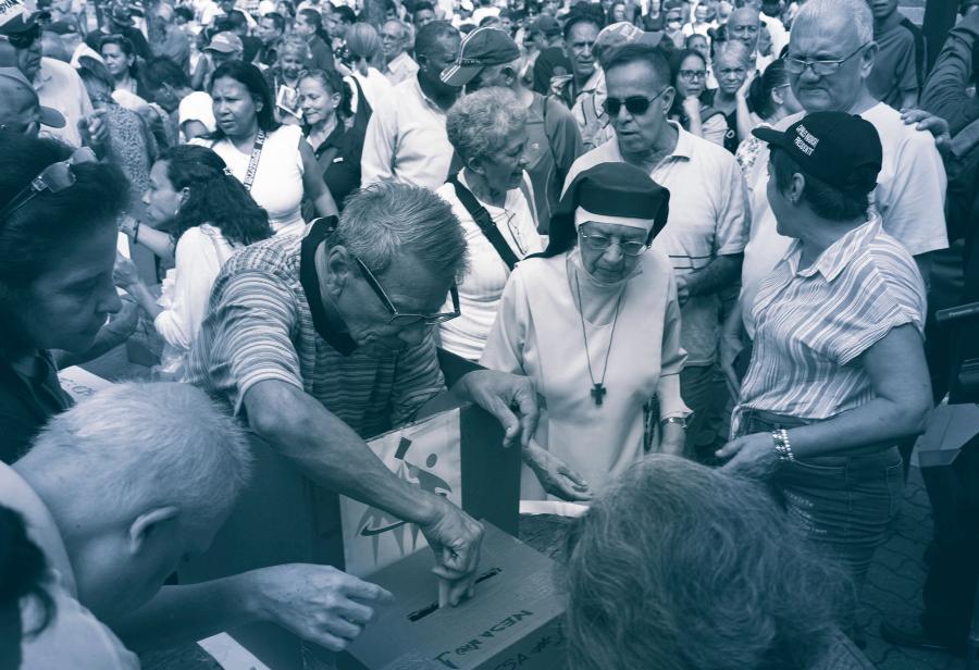 La farsa electoral chavista