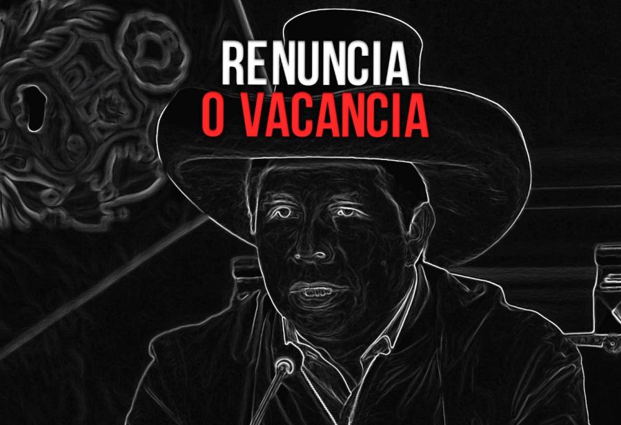 Renuncia o vacancia