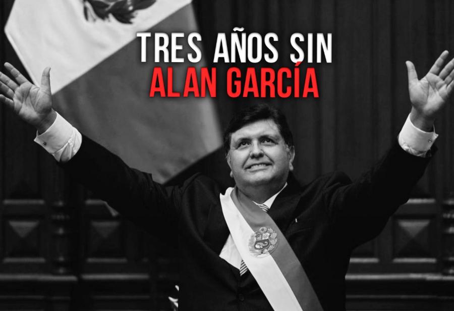 Tres años sin Alan García