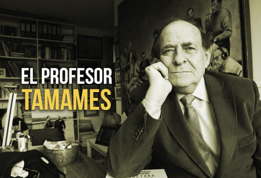 El profesor Tamames