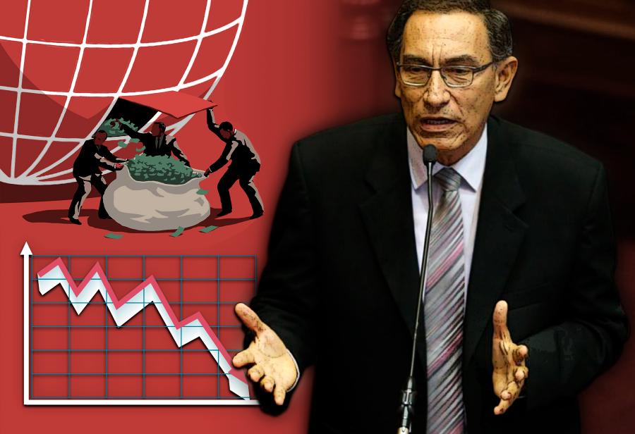 Vizcarra ahogado en la corrupción