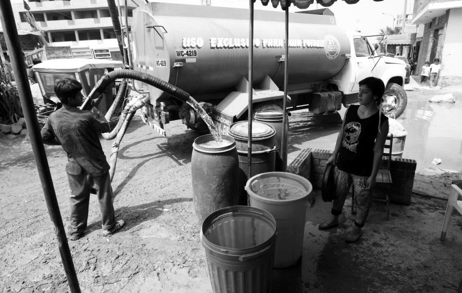 Los huaicos y el derecho al agua