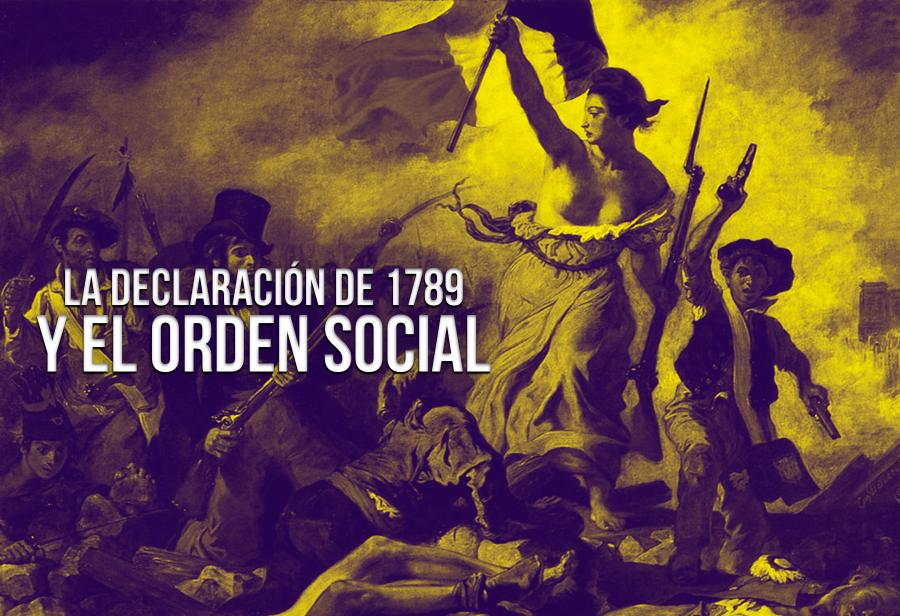 La Declaración de 1789 y el orden social