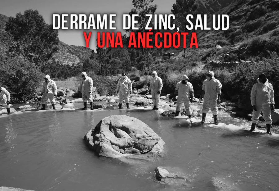 Derrame de zinc, salud y una anécdota