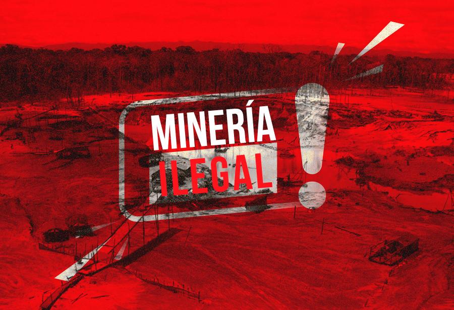 ¡Peligro! ¡Se expande minería ilegal en corredor vial del sur!