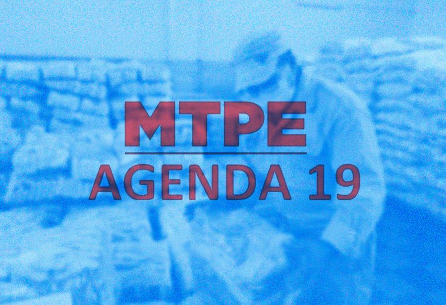 Continúa la Agenda 19 laboral del Gobierno de Castillo