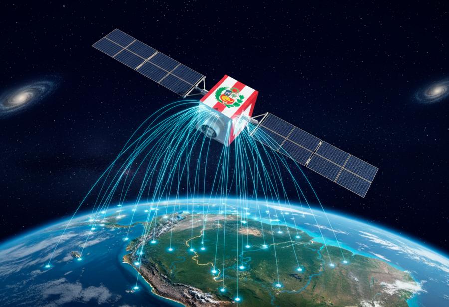 Conectar el pa&iacute;s desde el espacio