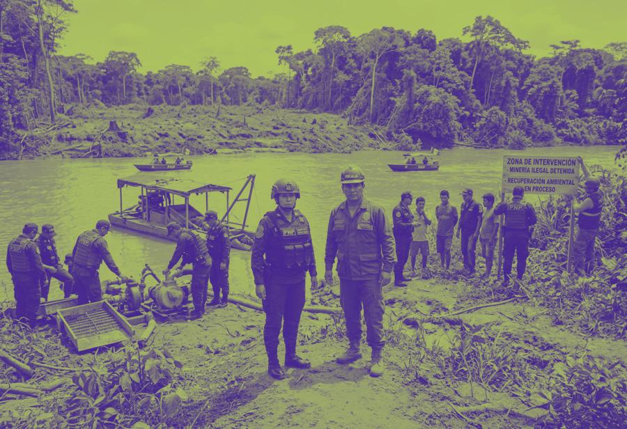 A detener el avance de la miner&iacute;a ilegal en el Per&uacute;