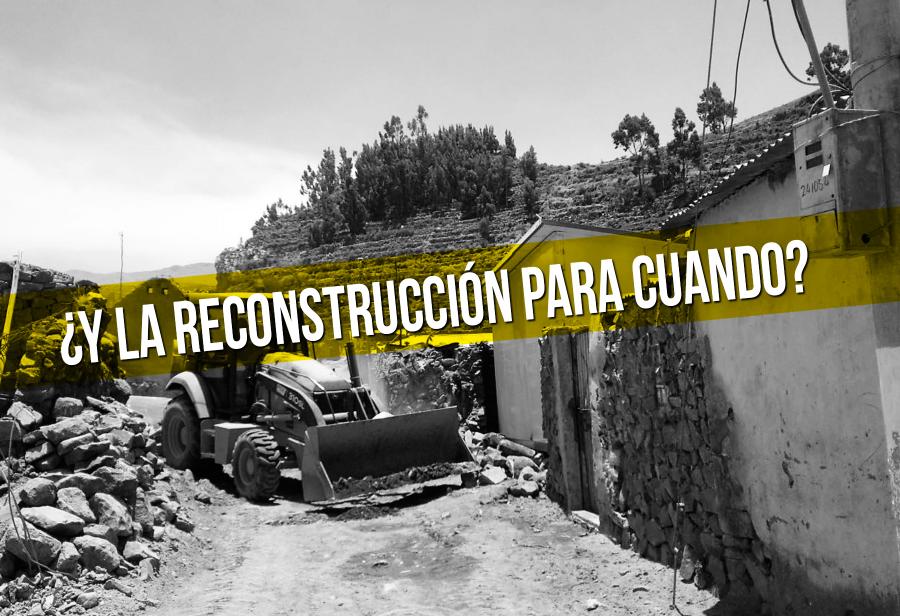 Tampoco hay reconstrucción en Arequipa