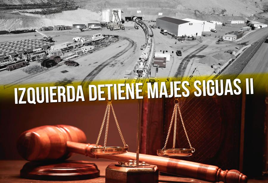 Izquierda detiene Majes Siguas II