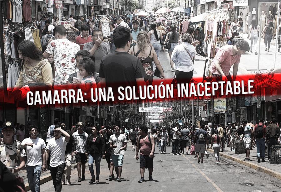 Gamarra: una solución inaceptable