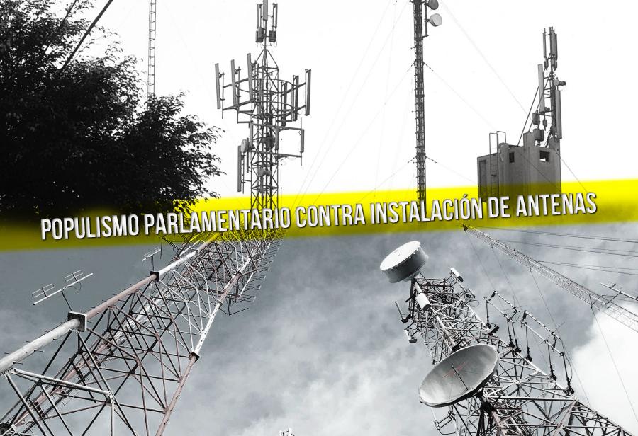 Populismo parlamentario contra instalación de antenas