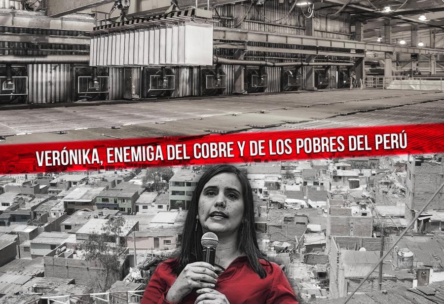 Verónika, enemiga del cobre y de los pobres del Perú
