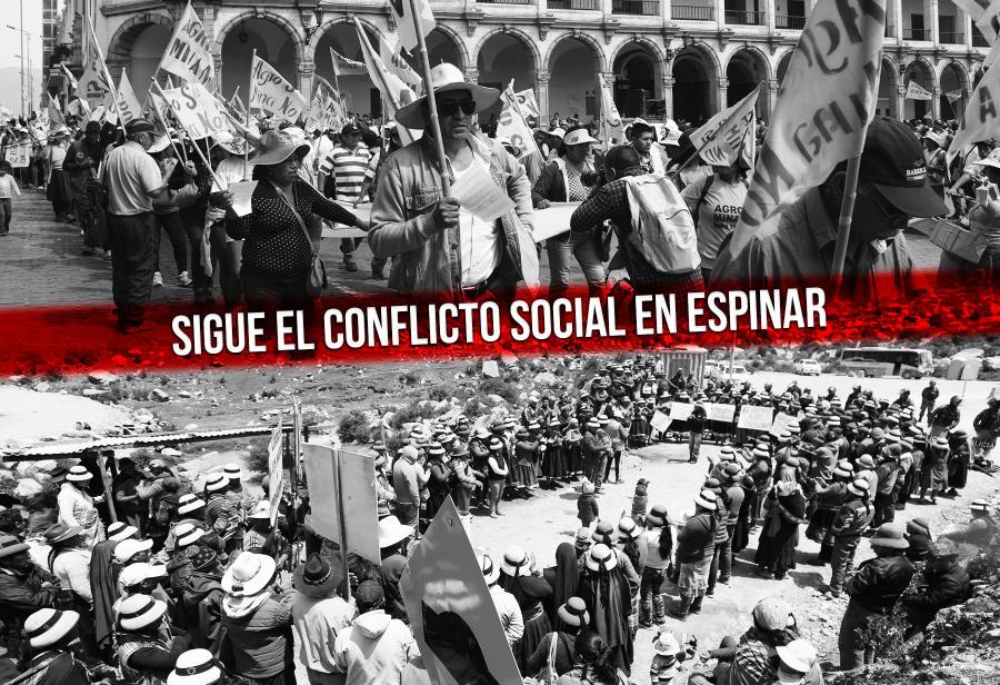 Sigue el conflicto social en Espinar