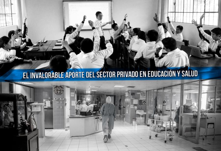 El invalorable aporte del sector privado en educación y salud