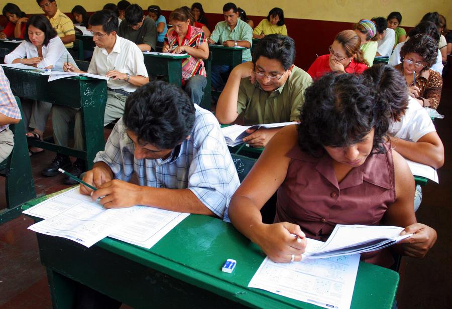 Profesores con la reforma meritocrática