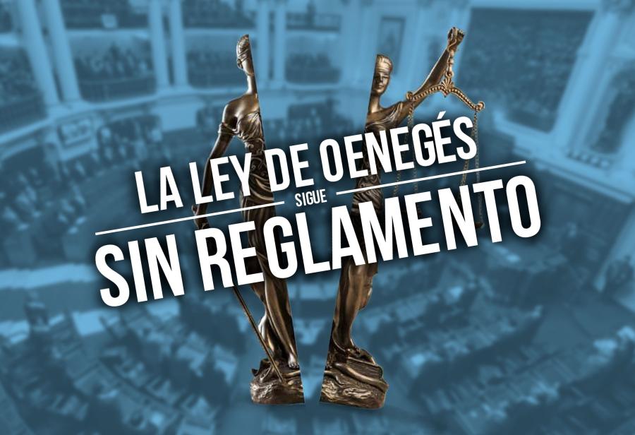 Pasan los días y la ley de oenegés sigue sin reglamento