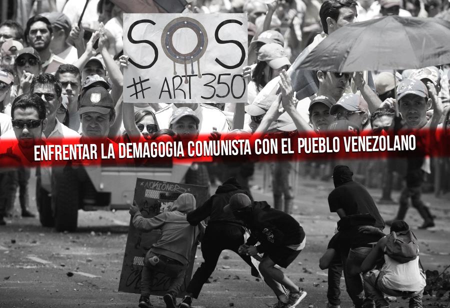 Enfrentar la demagogia comunista con el pueblo venezolano
