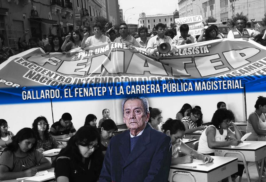 Gallardo, el Fenatep y la carrera pública magisterial