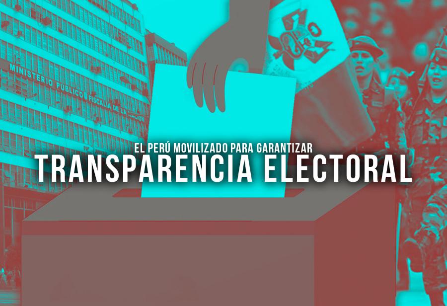 El Per&uacute; movilizado para garantizar transparencia electoral