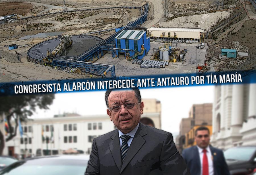 Congresista Alarcón intercede ante Antauro por Tía María