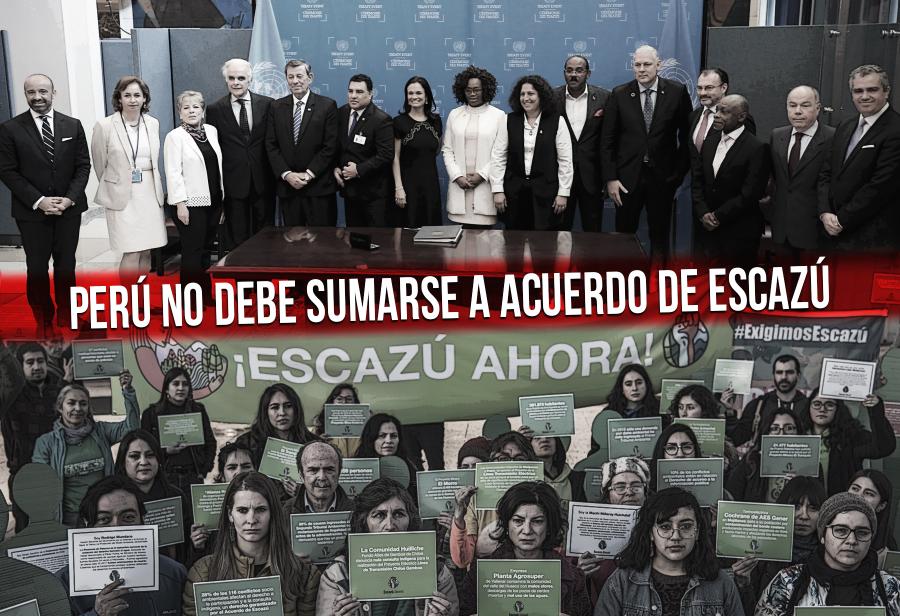 Perú no debe sumarse a Acuerdo de Escazú