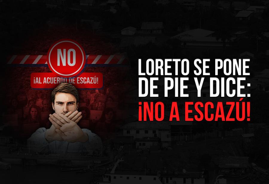 Loreto se pone de pie y dice: ¡No a Escazú!