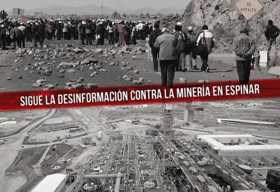 Sigue la desinformación contra la minería en Espinar