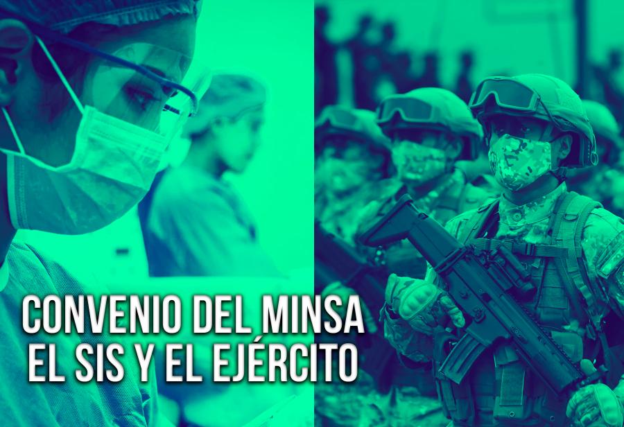Convenio del Minsa, el SIS y el Ejército
