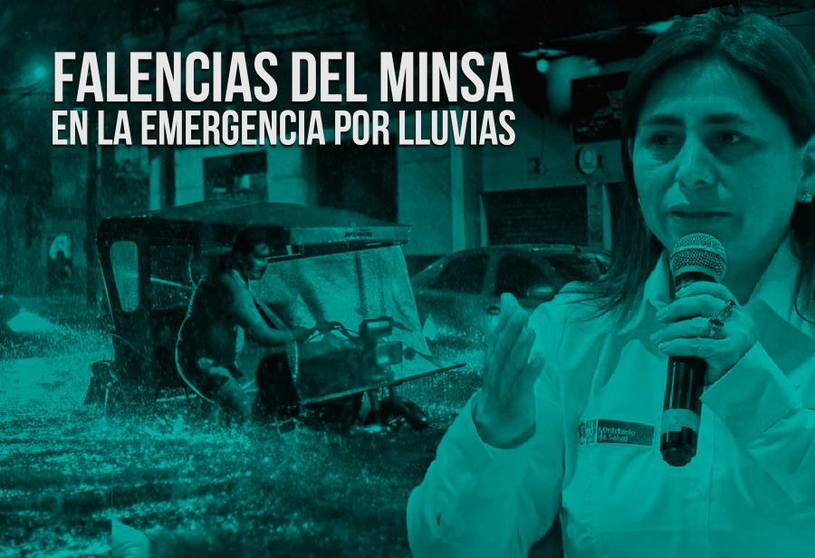 Falencias del Minsa en la emergencia por lluvias