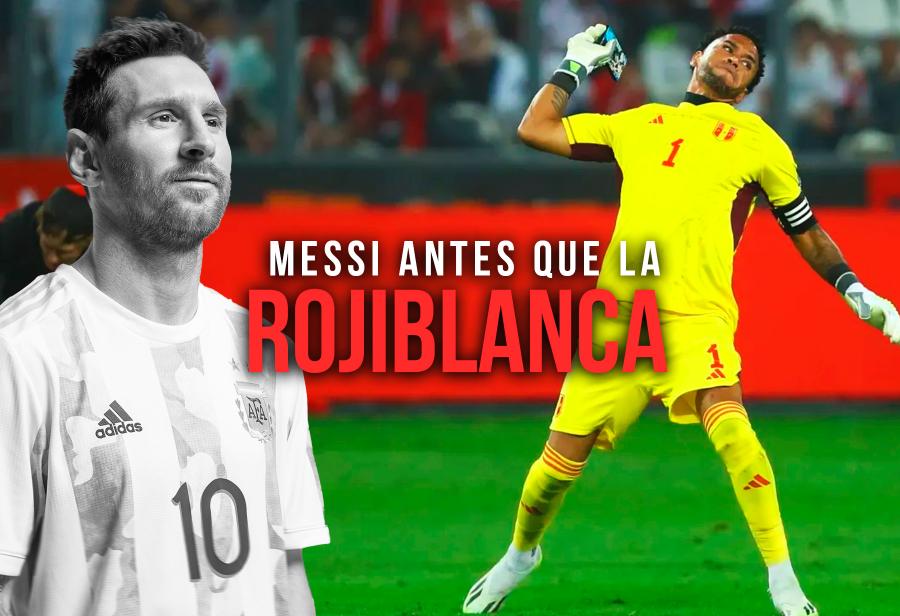 Messi antes que la rojiblanca