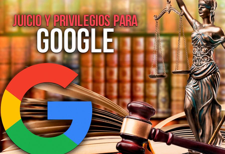 Juicio y privilegios para Google