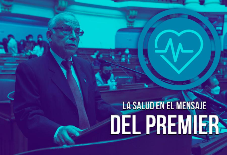 La salud en el mensaje del premier