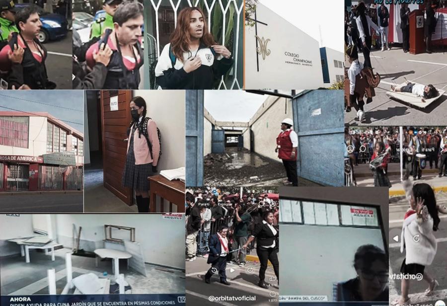 Escuelas inseguras, ideologizadas y que se caen a pedazos