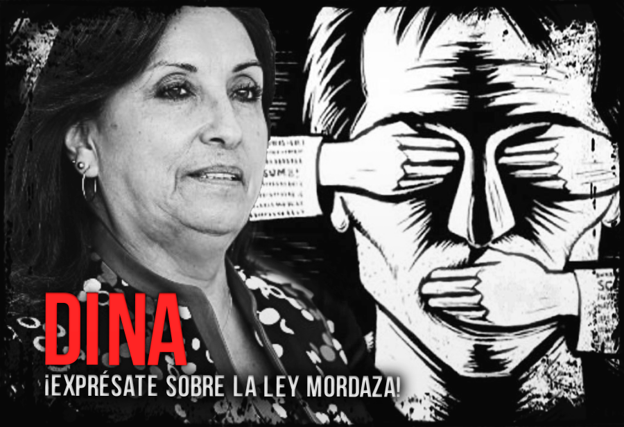 Dina, ¡exprésate sobre la ley mordaza!