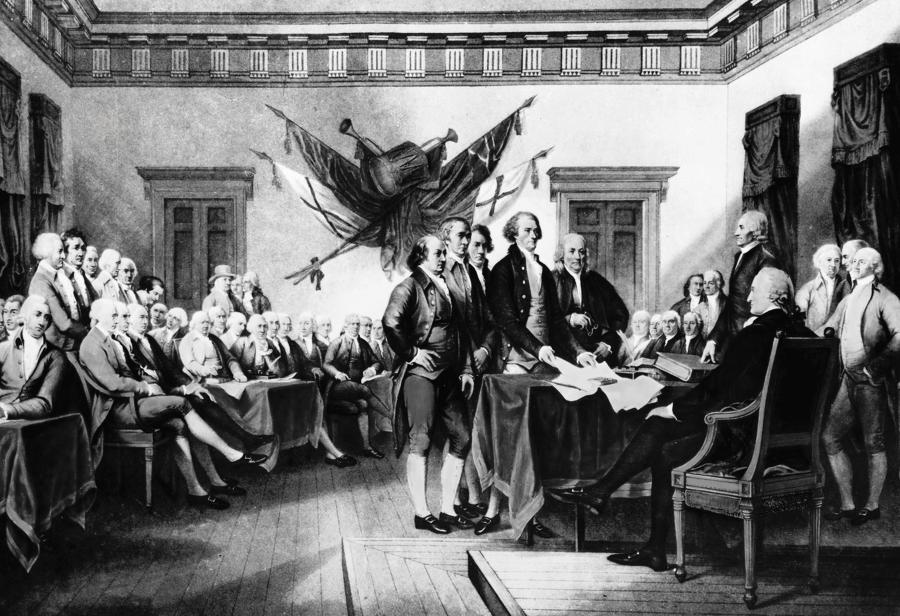 La Declaraci&oacute;n de Independencia de los Estados Unidos (1776)