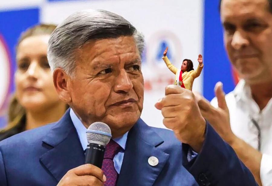 Dina en manos de Acuña
