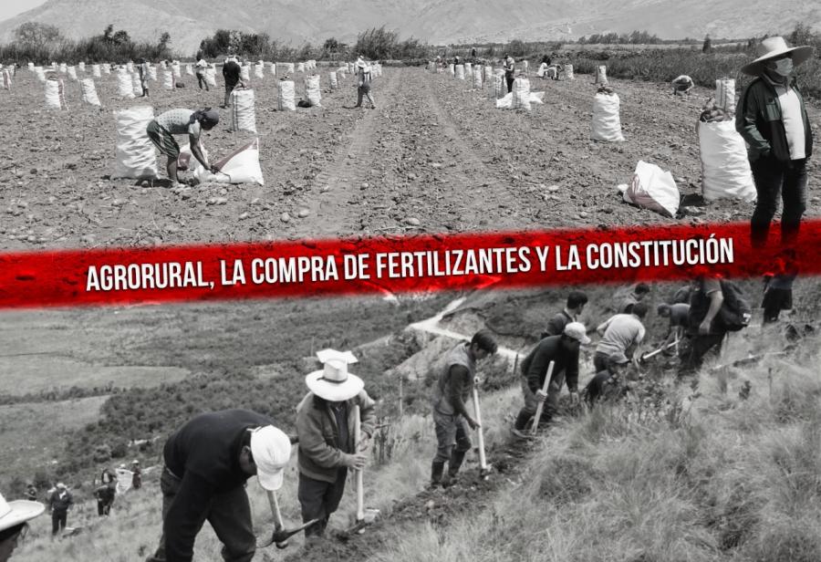 Agrorural, la compra de fertilizantes y la Constitución