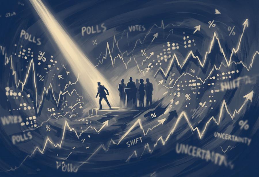 El vol&aacute;til y el outsider de las encuestadoras